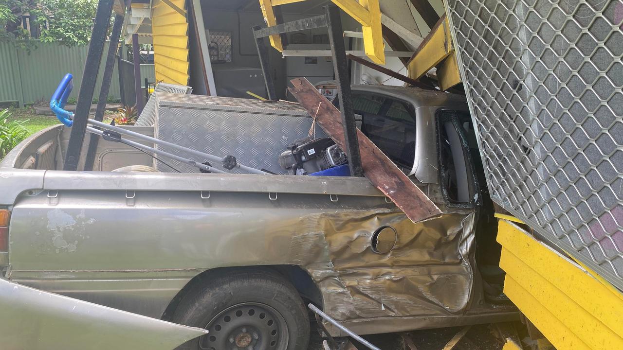 Heavenleigh Cupcakes store where a ute ploughed through a side wall on December 2, 2021.