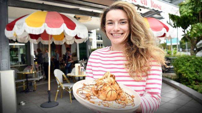 Annabel Pincede has opened new cafe La Vie en Rose at Noosa. Picture: Patrick Woods.