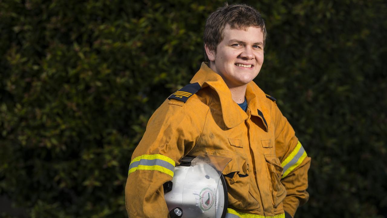 Jondaryan Rural Fire Brigade Kirk Dorries have received awards during RFS Week. Picture: Kevin Farmer