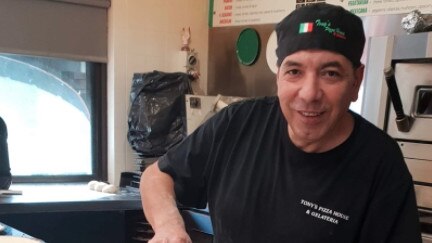 Pino Loccisano was taught how to make a tasty pizza in Calabria before moving to Australia.