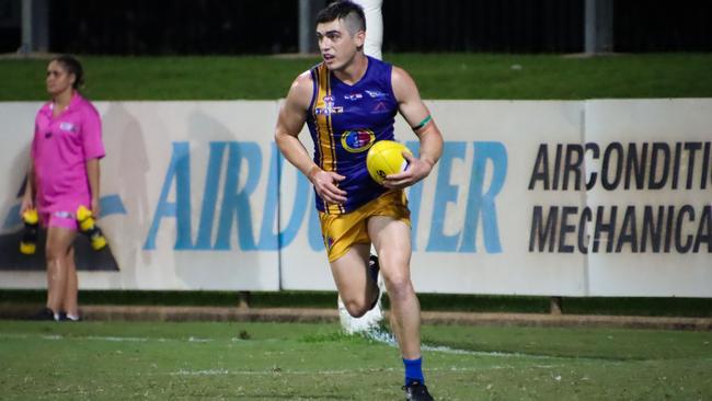 Wanderers recruit Shaun Mannagh has been in tip top form early on this season. Picture: Celina Whan AFLNT/Media