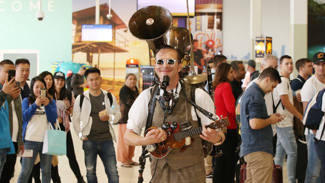 Uptown Brown will be performing at the Gold Coast Airport on Friday and Saturday. Picture: Glenn Hampson