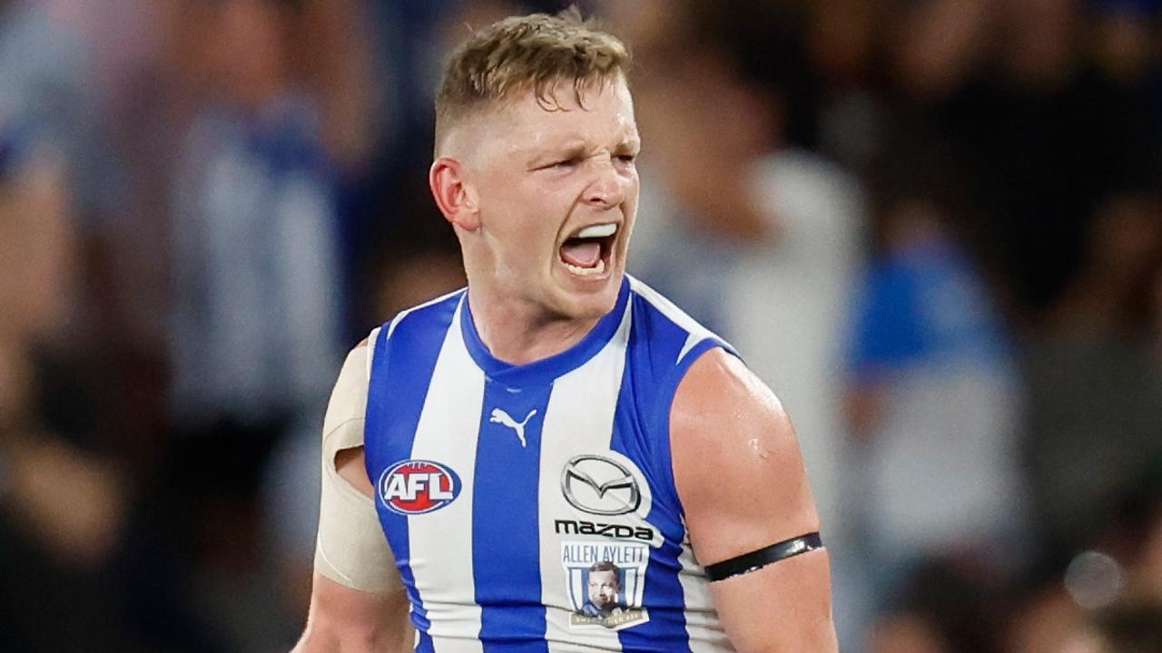 Former North Melbourne captain Jack Ziebell has announced he will retire at the end of the season. He has played 276 games since his debut in round 1, 2009. Picture: Michael Willson / Getty Images