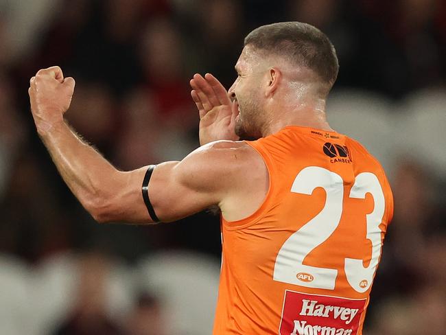 Jesse Hogan has become one of the AFL’s best forwards at GWS. Picture: Robert Cianflone/Getty Images