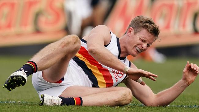 Alex Keath had a breakout season for the Crows. Pic: AAP