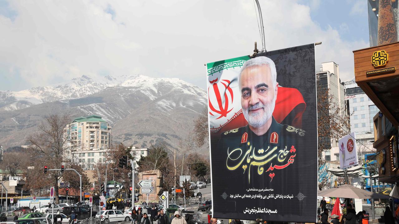 The military commander’s death was publicly mourned in the Iranian capital Tehran. Picture: Atta Kenare/AFP