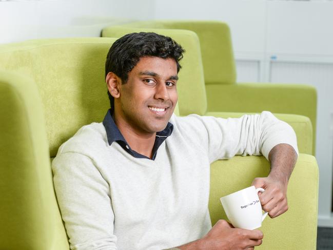 Accenture cyber security trainee Rohan Manuel was hired without a degree. Picture: Brenton Edwards