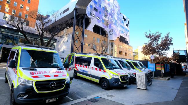 Ambulance response times reached a new low last week in regional Victoria. Picture: Luis Enrique Ascui