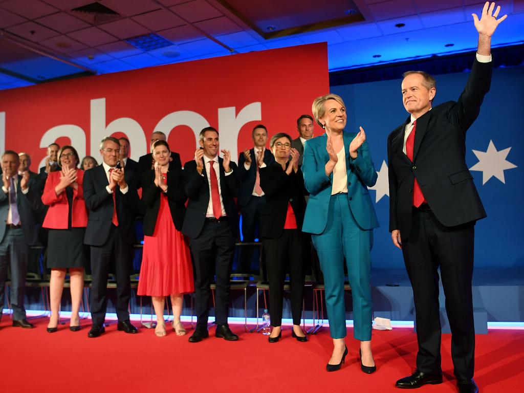 Labor’s 2019 campaign launch in Brisbane. Disaster ensued. Picture: AAP Image/Lukas Coch