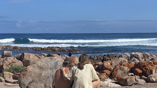 The scene of a fatal great white shark attack at the Granites at Streaky Bay. Picture: Supplied