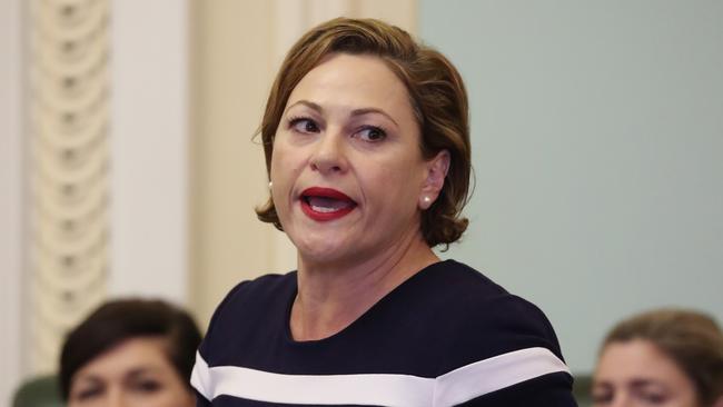 Queensland Treasurer and Deputy Premier, Jackie Trad at Partliament. Picture: Annette Dew