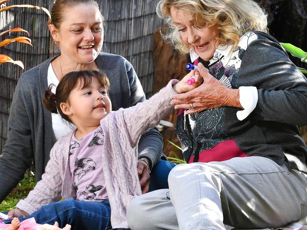 Adelynn, the daughter of missing Whitsunday mum Tahnee Shanks, is settling into Queensland life with her aunty Leela and grandmother Leanne Shanks The family of the woman missing in Mexico Thursday June 2, 2022. Picture, John Gass