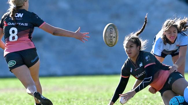 NSWJRU Grey player Aliahana Fumiaono.