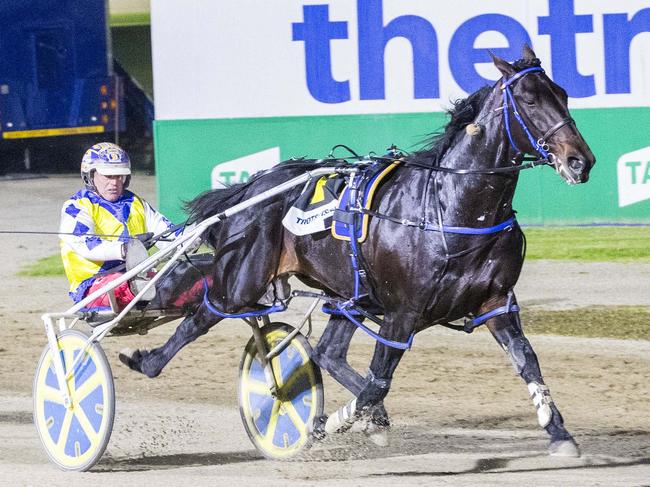 Race 7: Melton Park, Saturday 25-4-2024 Alabar 2yo Sapling Stakes (Colts & Geldings) Winner: Forty Love (7) Trainer & Driver: Aaron Dunn Race Distance: 1,720 metres, Mile Rate: 1.54.7 photography: Stuart McCormick