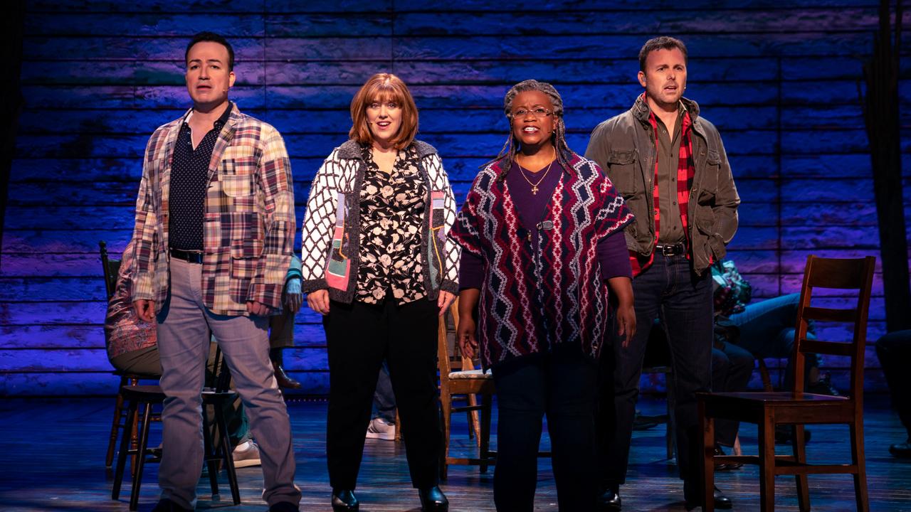 Come From Away tells the true story of the town of Gander in response to 9/11. Picture: Apple TV+