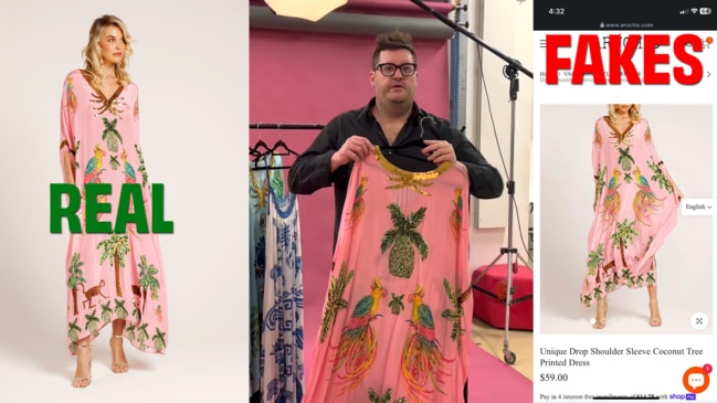 Brisbane designer victim of "shameless" fashion rip off