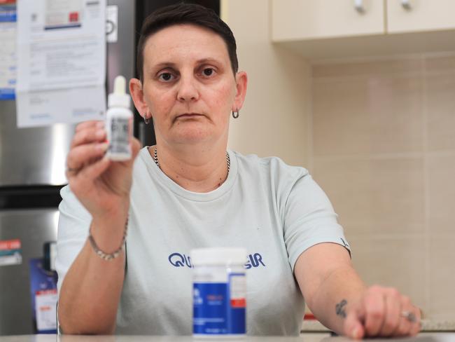 5th January 2021,  Coomera, Gold Coast, Caroline is one of the many medicinal cannabis users on the Gold Coast who has had trouble getting supply due to a shortage.Photo Scott Powick Newscorp