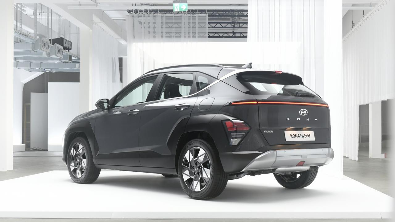 The new Kona will have the option of petrol, hybrid or full electric power.