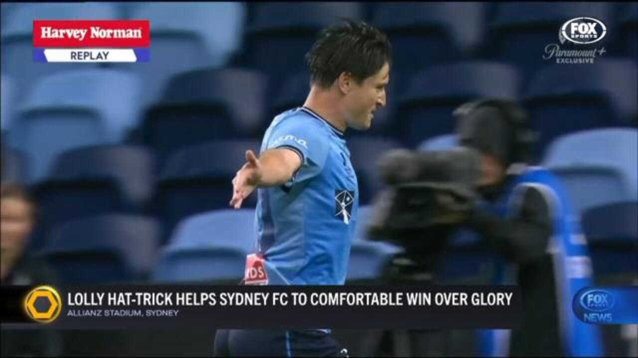 Lolley hat-trick secures Sydney FC win