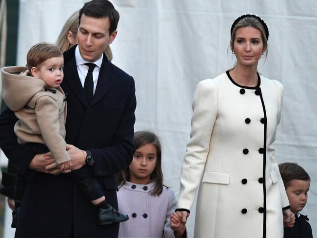 The couple have turned their back on politics for now to focus on their three children. Picture: Jim Watson/AFP