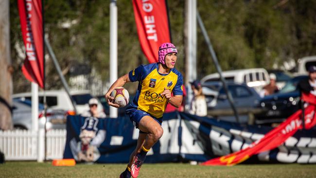 Hospital Cup action between Bond University and Brothers. Picture courtesy of the QRU/Anthony Wingard.