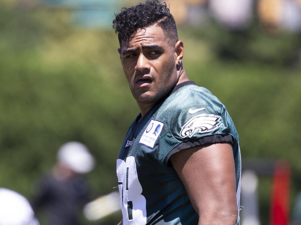 Philadelphia Eagles place OL Jordan Mailata on injured reserve, promote LB  B.J. Bello from practice squad 