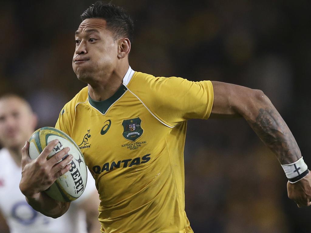 Folau’s time in the gold jersey is up.