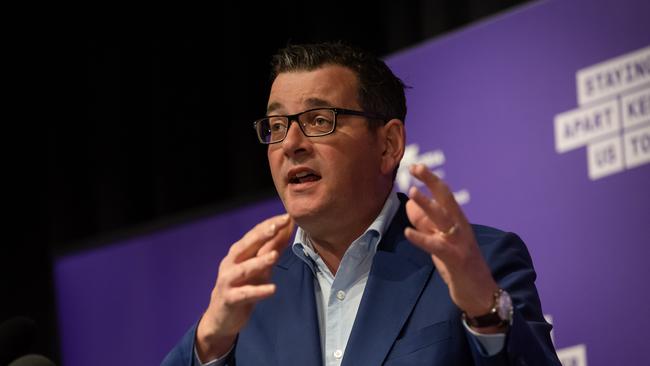 Premier Daniel Andrews’ lockdowns inflicted untold pain and suffering on Victorians. Picture: Jason Edwards