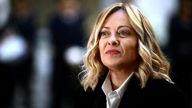 Italy's Prime Minister Giorgia Meloni. Picture: AFP