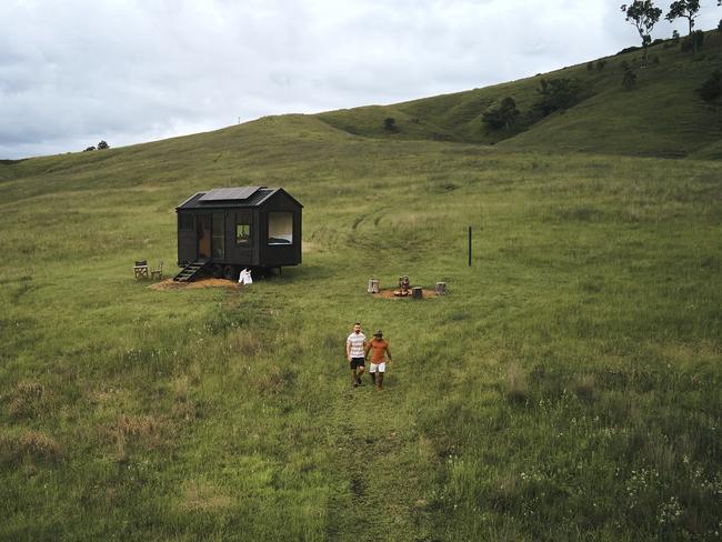 Dawn, one of Unyoked's off-grid cabins near Gloucester, NSW. Picture: Unyoked