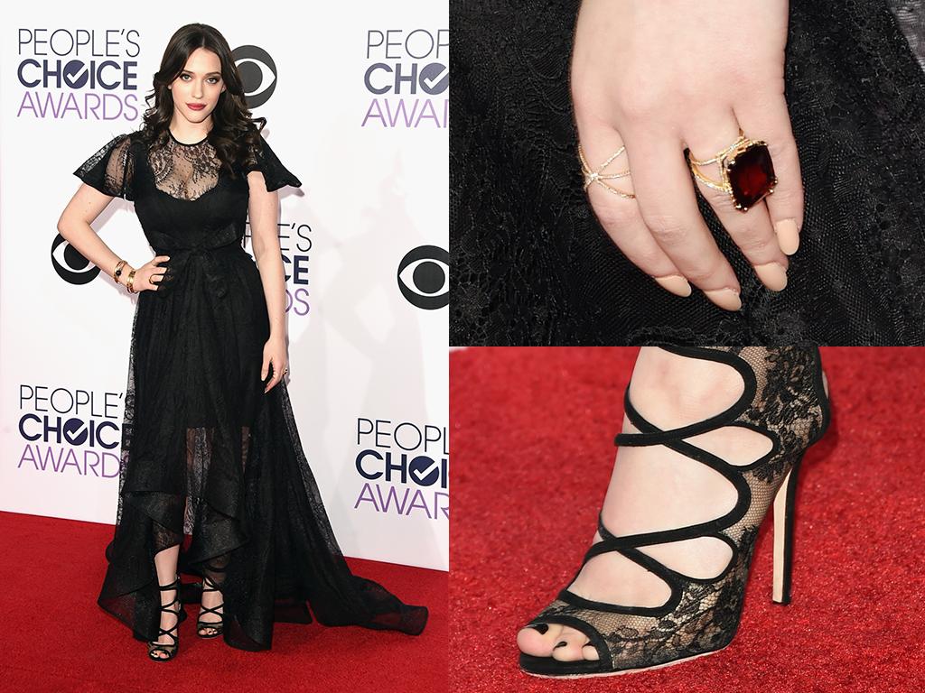 Actress Kat Dennings attends The 41st Annual People's Choice Awards at Nokia Theatre LA Live on January 7, 2015 in Los Angeles, California. Picture: Getty