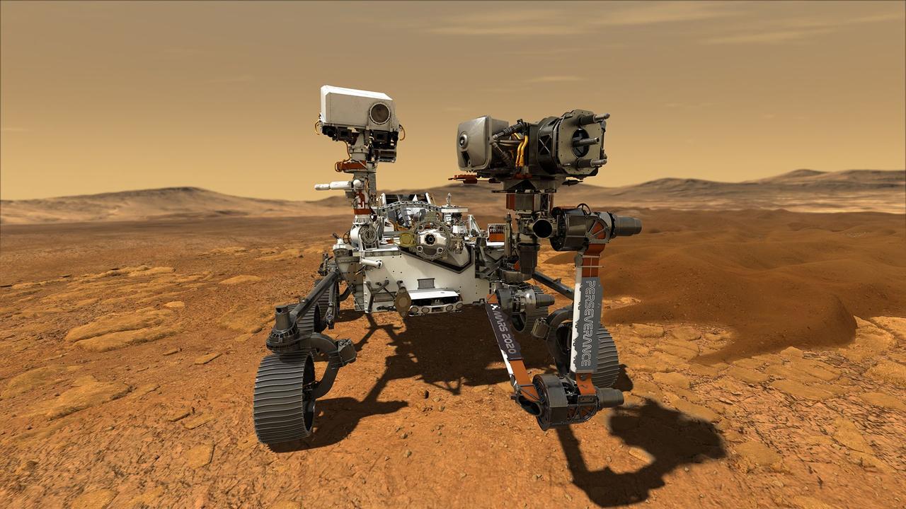 NASA’s Mars rover, Perseverance. Picture: NASA/AFP