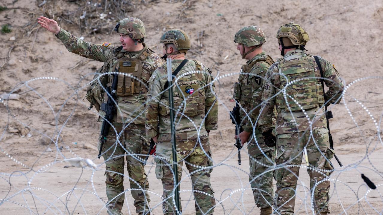 Authorities claim the army has regained control of Culiacan. US Border Authorities were in place to guard the border. Picture: John Moore / Getty Images.