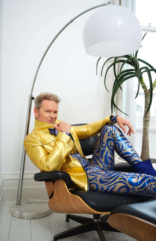 Craig McLachlan in his dressing room. Photo: Supplied.