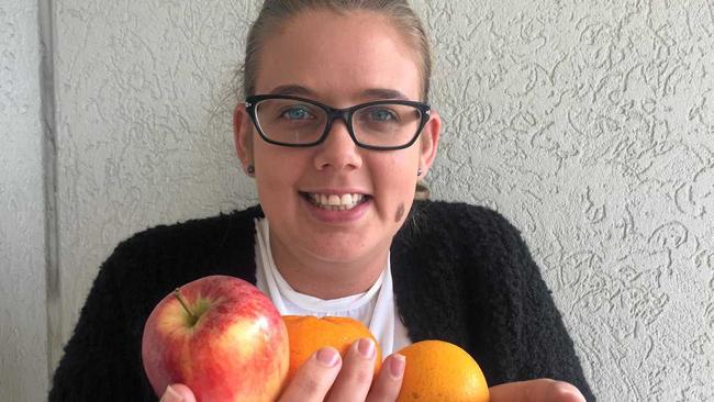 Morgan Faul was suprised by the price difference of local fruit and veg compared to the big supermarkets.Photo Emma Reid / NewsMail. Picture: Emma Reid