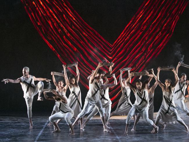 <h2>Historical dance</h2>Bangarra Dance Theatre Company presents <i>Patyegarang</i> at QPAC Playhouse Theatre. It is the story of a young Eora woman who shared her culture and language with one of the first settlers in the place known today as Sydney. Starts Friday. <b><a href=