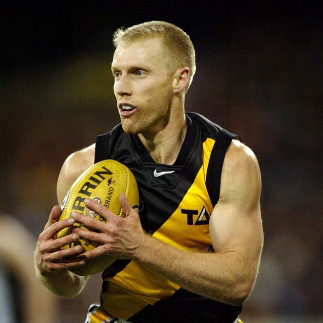 Matthew Knights was the youngest ever Tiger skipper best and fairest winner.