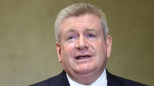 Communications Minister Mitch Fifield says usage fees for telcos will reduce. Picture: AAP