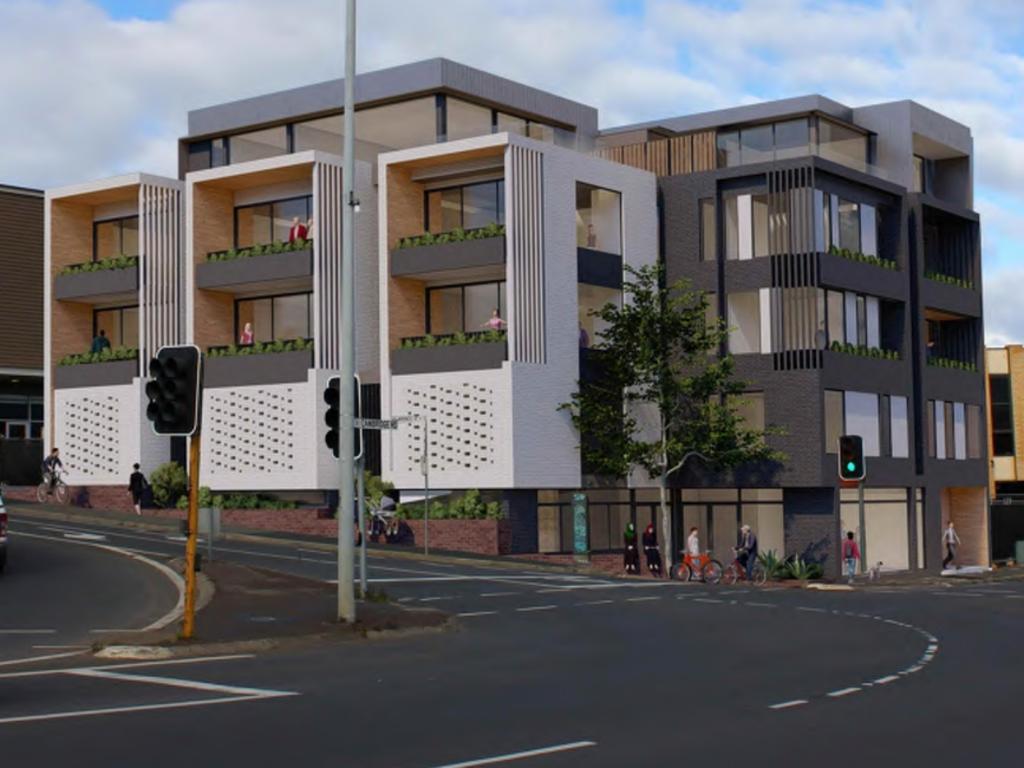 Artists impression of a development on Cambridge Road. Picture: Jaws Architects.