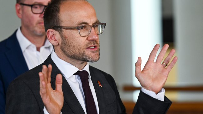 Party leader of the Australian Greens Adam Bandt has indicated his party is willing to negotiate on climate reforms. Picture: NCA NewsWire / Martin Ollman