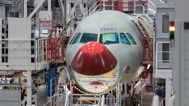 Qantas says the plane offers more space for passengers.