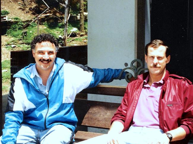 Capturing Pablo stars portraying Javier Pena and Stephen Murphy. Picture: Supplied