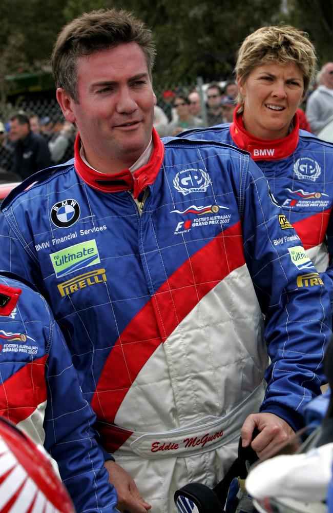 Eddie McGuire after the race in 2005.