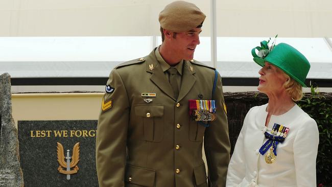 Corporal Ben Roberts-Smith after receiving the Victoria Cross from Governor-General Quentin Bryce in 2011. Picture: Corporal Chris Moore