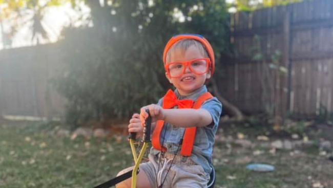 Alby (Blippi), 3, was a finalist in the Townsville Bulletin's 2024 cutest toddler poll. Picture: contributed