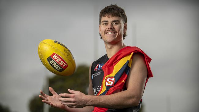 Josh Carmichael starred in the SANFL this year. Picture: Naomi Jellicoe