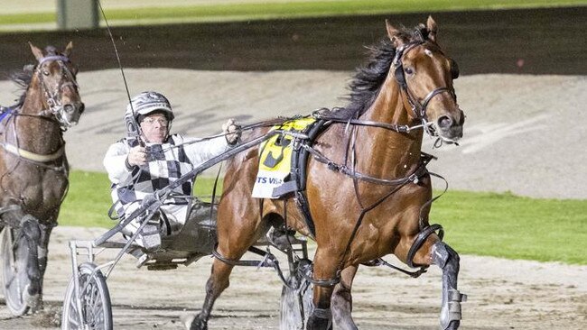 Leap to Fame winning the Victoria Derby earlier this month. Photo: Stuart McCormick.