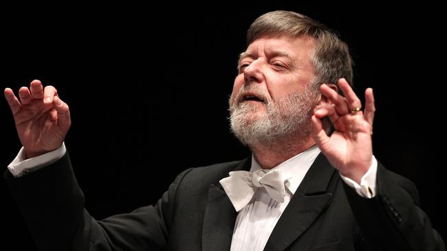 Sir Andrew Davis said working in Melbourne had been like being part of a ‘family’. Picture: Melbourne Symphony Orchestra