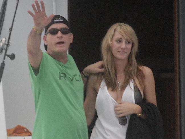 Charlie Sheen engaged to porn star girlfriend Brett Rossi news.au — Australias leading news site image