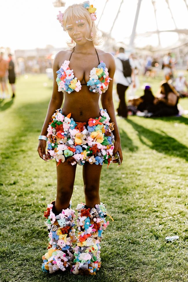 This woman’s creative outfit would have taken hours. Picture: Matt Winkelmeyer / Getty Images